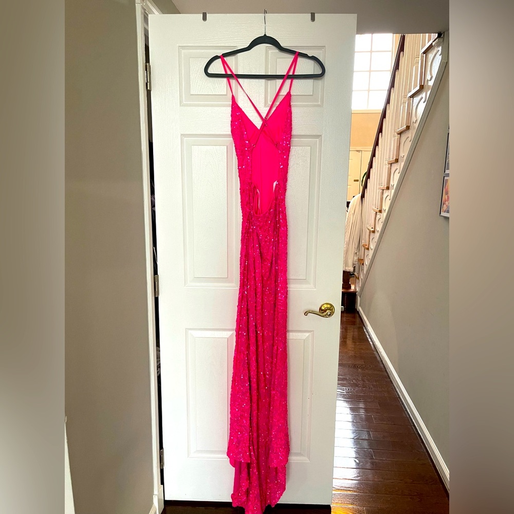 Golden ASP prom dress height 5’4